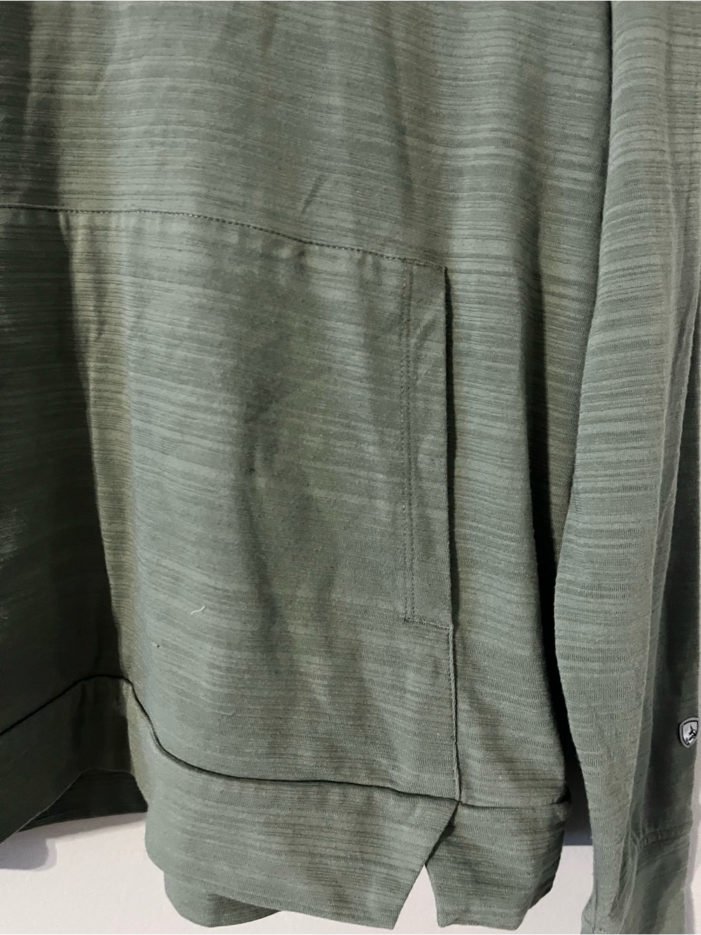 KÜHL Women's ACCEL 1/2 Zip Fleece Pullover Green Sz L - Picture 5 of 11